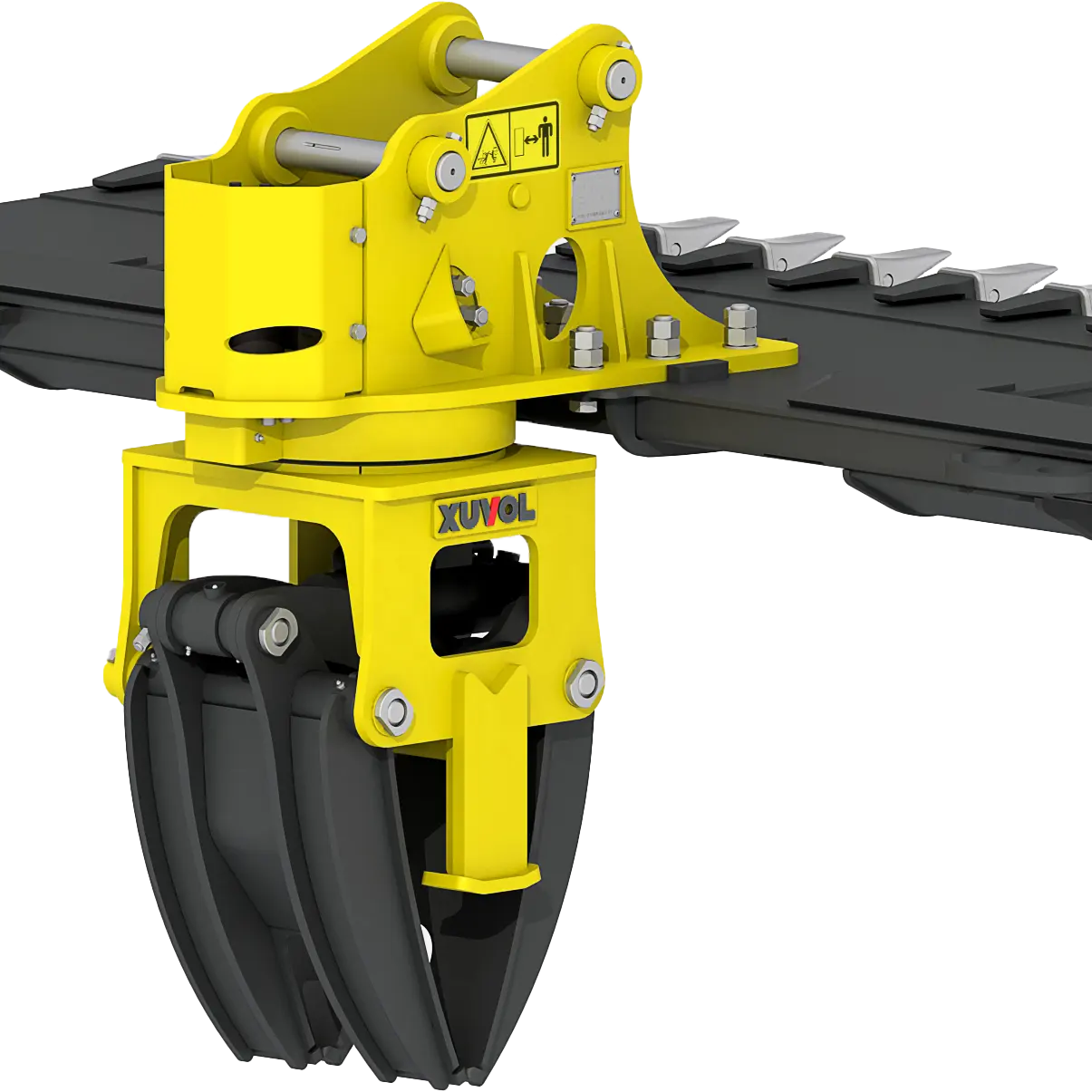XUVOL WYJ-100-G-0-E attrezzature per l'edilizia ferroviaria ad alta potenza di rotazione per 6-9 T escavatore attacco idraulico con traversina