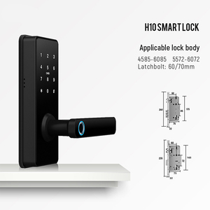 Smart accesso WIFI in alluminio serratura porta blindata telecomando per impronte digitali e tastiera codice Card e opzioni Password per uso domestico