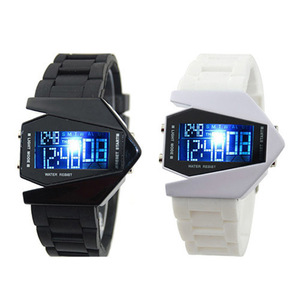 Cross-Border Electronic Fighter LED Sports <strong>Watch</strong> Cool Colorful Aircraft Design Digital Dial Fashionable Sports Technology Sense - Product Image 1