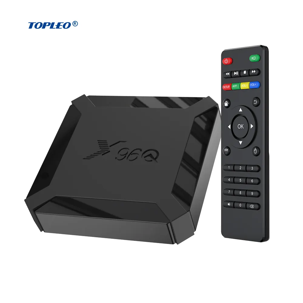 Topleo Android 10.0 Smart TV Box X96Q H313 X96 8K 4K de la France vers l'Europe X96Q 4K Android 10.0 Tv Box