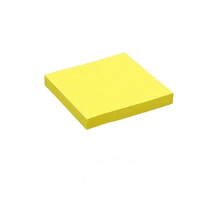 Bloc de notas colorido Juego de notas Material de papel compensado promocional Bloc de notas de mesa Notas adhesivas forradas personalizadas