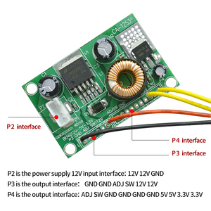 CA-1253 <span class=keywords><strong>dc</strong></span>-<span class=keywords><strong>dc</strong></span>降压Po逆变器转换器板12V 5V 3.3V开关电源，用于液晶发光二极管电视线电压转换