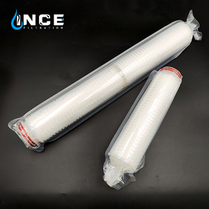 0.2 mikron 20 inç yüksek akış Pp/naylon/Ptfe pileli membran filtre kartuşları su kağıdı plili filtre eleman - Product Image 4