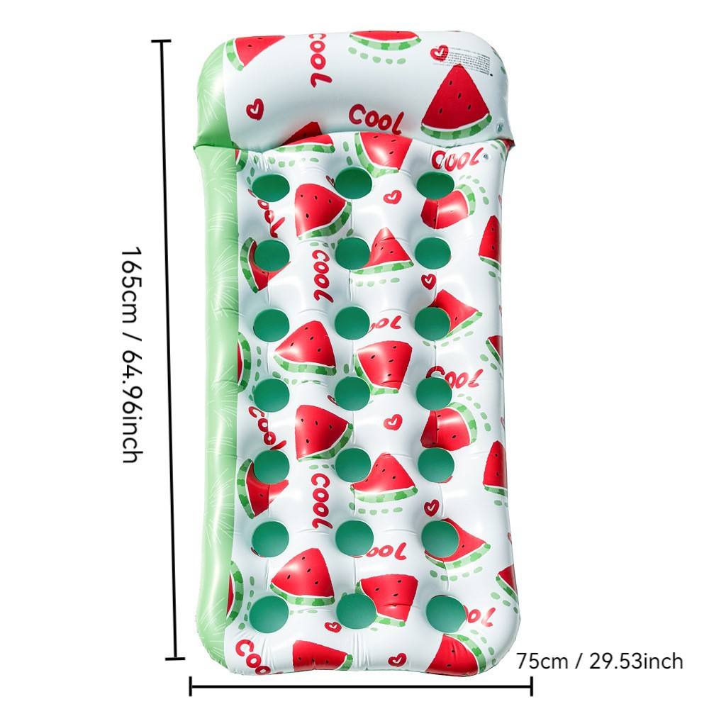 Watermelon hole floating raft 165*75cm-720g
