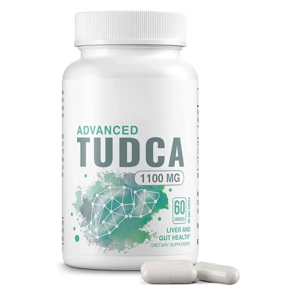 Oem fegato Detox Cleanse Tudca supplemento TUDCA 1100mg capsule Detox Tudca supporto per il fegato aiuto per la salute Detox Cleanse Supplement