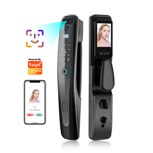 Tropernic yüksek kaliteli otomatik Tuya App kamera kızılötesi 3D yüz tanıma akıllı kapı kilidi - Product Image 1