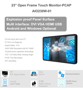 OEM de fábrica IP65 a prueba de agua todo en uno táctil industrial Android todo en un panel PC ordenador - Product Image 4