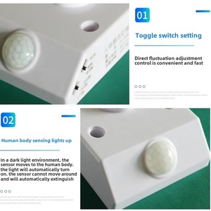 Base E27, Detector de movimiento PIR, portalámparas de pared, enchufe automático, cuerpo humano, Sensor IR infrarrojo, Bombilla LED, interruptores inductivos - Product Image 4