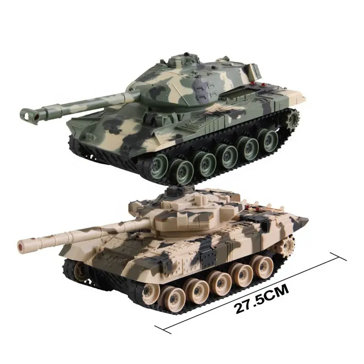 Набор боевых танков на радиоуправлении, 2 шт., боевой танк с дистанционным управлением, игрушки для детей