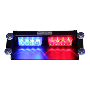 แถบไฟกระพริบฉุกเฉินขนาด27นิ้ว24นิ้วสีแดง LED สีฟ้า12โวลต์ที่แจ้งเตือนจราจรตำรวจสำหรับยานพาหนะทำจากพลาสติกที่ทนทาน - Product Image 1