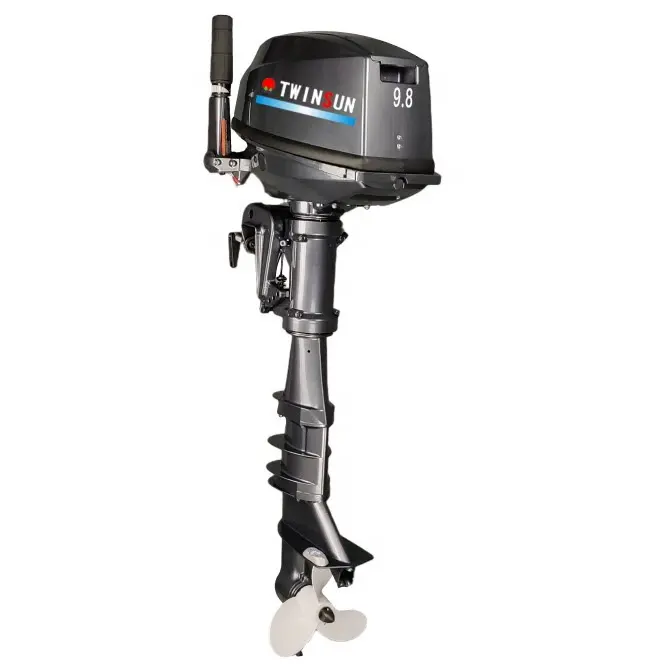 TWINSUN 9.8HP นอก Motor2จังหวะยาว Shaft เครื่องยนต์ Outboards 9.8HP เรือมอเตอร์9.8HP เรือเครื่องยนต์ YAMAHA Yacht เครื่องยนต์