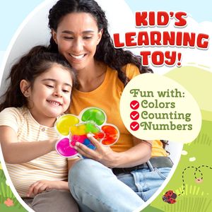 Okul öncesi öğrenme faaliyetleri eğitim sakin Montessori oyuncaklar renk sıralama duyusal oyuncaklar - Product Image 2