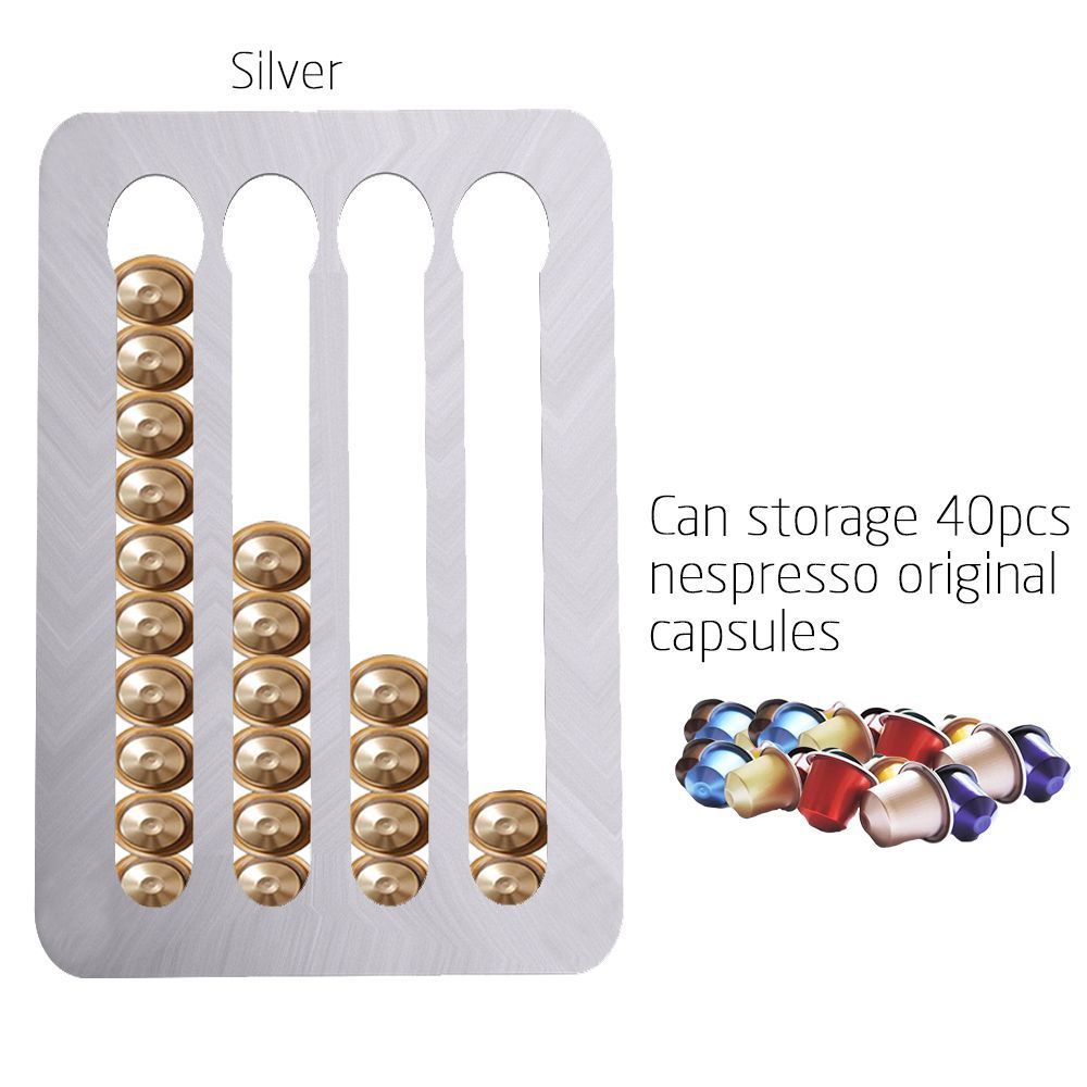 Taille argent, contient 40 petites tasses Nestlé, modèle Y200303-40-S