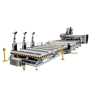 Máquina de carpintería cnc de anidación, descarga de carga automática, 9kw, husillo italiano, perforación ATC 5 + 4 ST2040 - Product Image 1