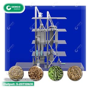 GEMCO Turnkey Lives tock Feed Pellet Maschinen futter verarbeitung system Viehfutter Produktions linie zum Verkauf - Product Image 3