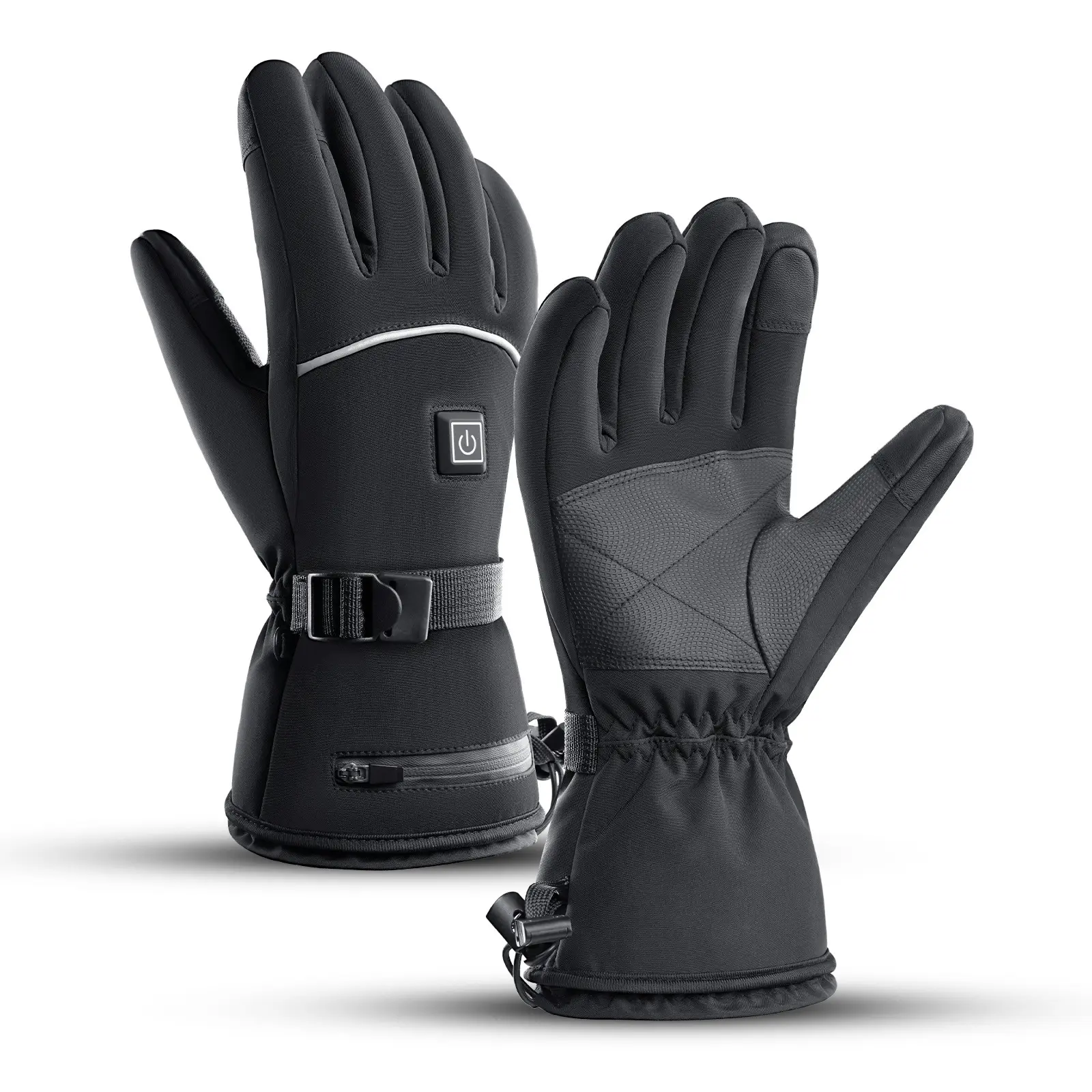 USB wiederaufladbare wasserdichte beheizte Handschuhe für den Winter warme Handschuhe für Männer und Frauen beim Skifahren und bei Arthritis für Wintersport