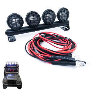 ชุดบาร์ไฟ LED 4/5/6สำหรับรถบังคับวิทยุ1/10รถไต่หินรถ TX RX-4 TX RX4 SCX10แกน RC4WD D90 HSP RGT - Product Image 2