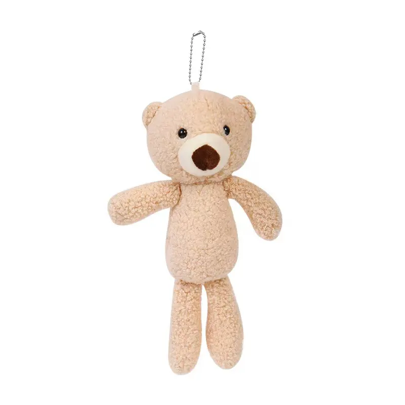 Bas prix pas cher ours en peluche jouet porte-clés petits ours en peluche porte-clés jouets en peluche
