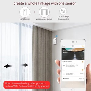 Tuya ZigBee sensore di luce intelligente per casa di illuminazione sensore di luminosità funzione di automazione con Smart life Linkage - Product Image 2