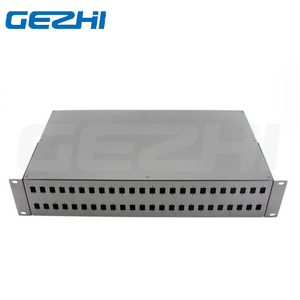 Panel de conexión de fibra óptica de montaje en rack fijo de 19 "2U con carga completa para sistema de gestión de marcos de red óptica - Product Image 2