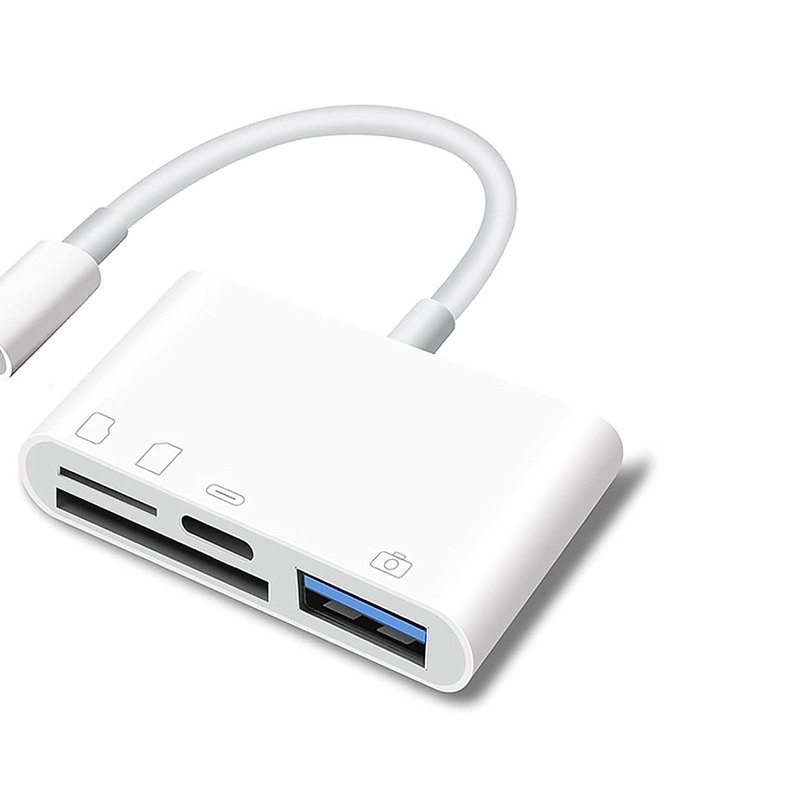 IOS 8pin 4 Port 4in1 White