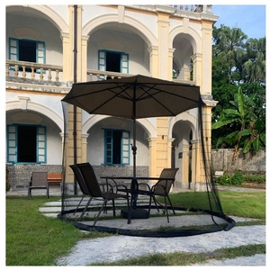 Umbrella Mosquito Net Zipper Adjustable Patio Protector Umbrella Mosquito Net <strong>Cover</strong> for Courtyard Decoration - Product Image 4