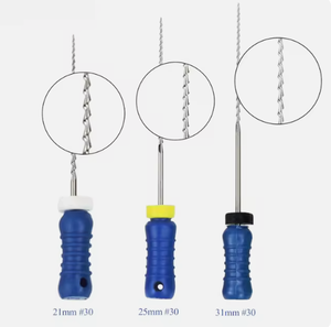 Cổ Phiếu Bán Buôn Nha Khoa Thép Không Gỉ Vòng Của Nhãn Hiệu Tập Tin endo H Tập Tin Cho Kênh Gốc Điều Trị - Product Image 4