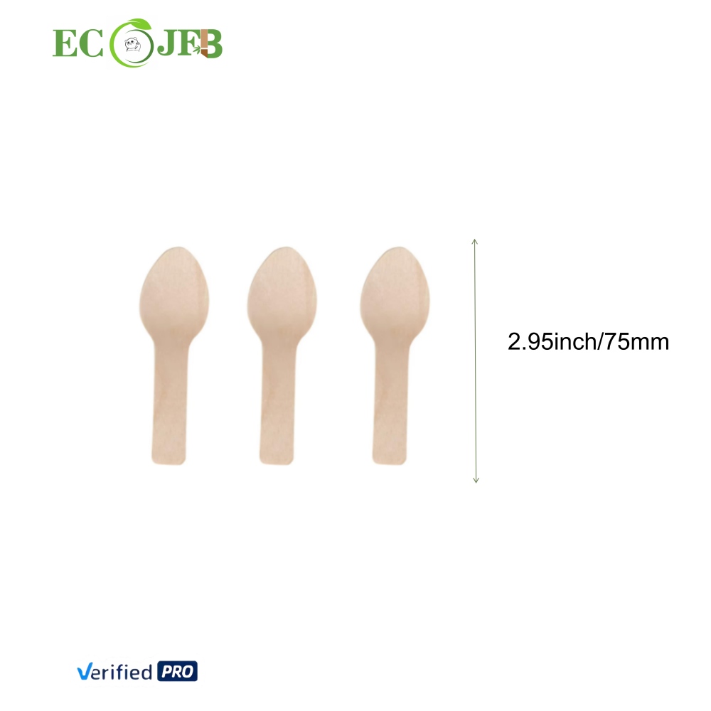 2.95inch/75mm wooden spoon