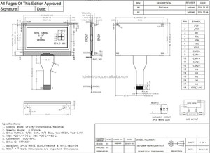 Schermo LCD Display di caratteri grafico LCD nero bianco modulo schermo LCD produttore di apparecchiature su misura schermo a matrice di punti - Product Image 5