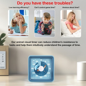 Strumento di gestione del tempo educativo di nuovo Design sensoriale Timer per conto alla rovescia visivo di 60 minuti per bambini - Product Image 4