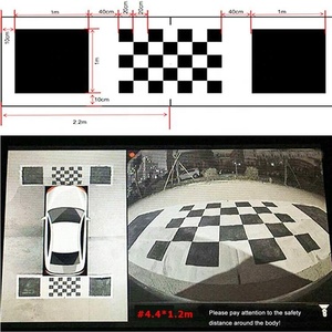 3D 360环视驾驶用AHD鸟视全景系统4-CH车载摄像头1080P DVR夜视倒车摄像头 - Product Image 3