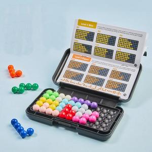 Educational Toys Insights Kanoodle3Dプレーヤーパズルゲーム頭の体操パズルゲーム3Dインタラクティブパズルボードゲームおもちゃ