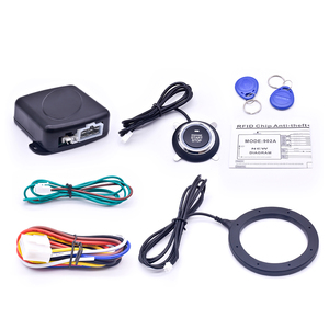 Botones de arranque y parada de 12V, interruptor de arranque de coche, encendido sin llave, juego de llaves de motor automático, sistema de arranque y parada de motor - Product Image 5