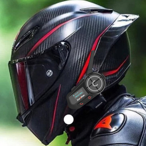<strong>Auto</strong> Answer Voice Assistant Supported Communication <strong>System</strong> Handsfree Motorcycle <strong>Intercom</strong> Helmet Headset with Screen Display - Product Image 4