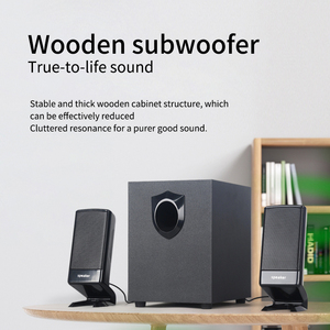 Mini Subwoofer de TV de alta potencia de alta calidad, altavoces domésticos con cable para computadora de escritorio con compatibilidad con teléfono móvil - Product Image 5