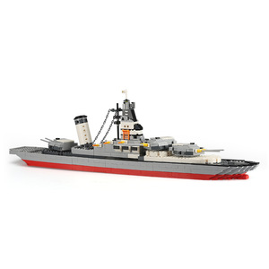 Military Series 5660 <strong>Battleship</strong> Destroyer Military Assembled Equipment MOC ModelEducational Building Block <strong>Toy</strong> Plastic Block Set - Product Image 5