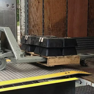 Material transport geräte Mobile Ladedock richt maschine Lade-und Entlade platten Rampen Aluminium-Dock platte - Product Image 6