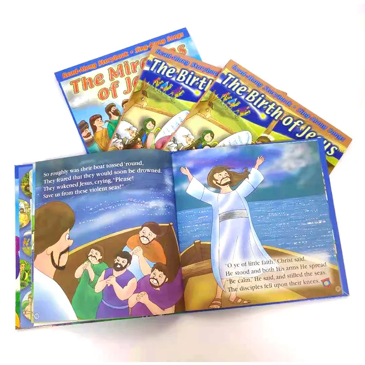 사용자 정의 도매 espanol 어린이 일러스트 cuadernos 성경 저널