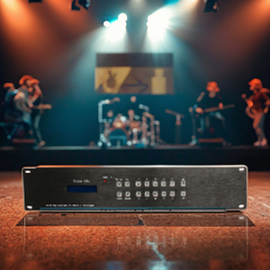 Professional 8x8 Matrix Amplifier Mixer <strong>Audio</strong> Matrix Host Multi-Functional Digital Public Address Video <strong>Splitters</strong> Converters - Product Image 3