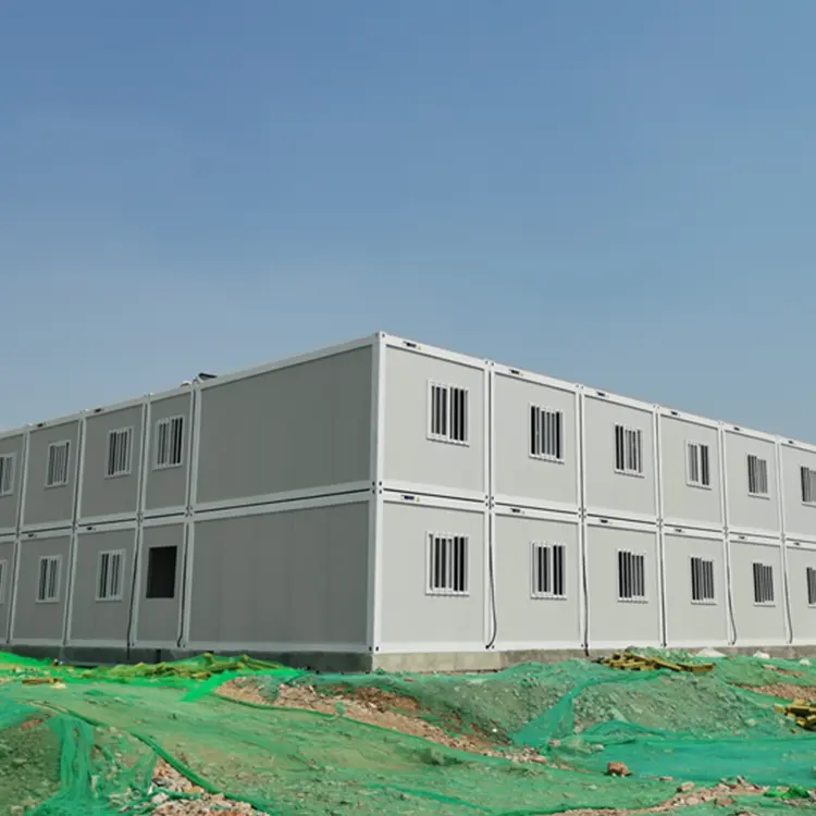 Case prefabbricate modulari moderne case prefabbricate a prova di terremoto Mini Container casa prefabbricata ufficio casa ignifuga in Asia