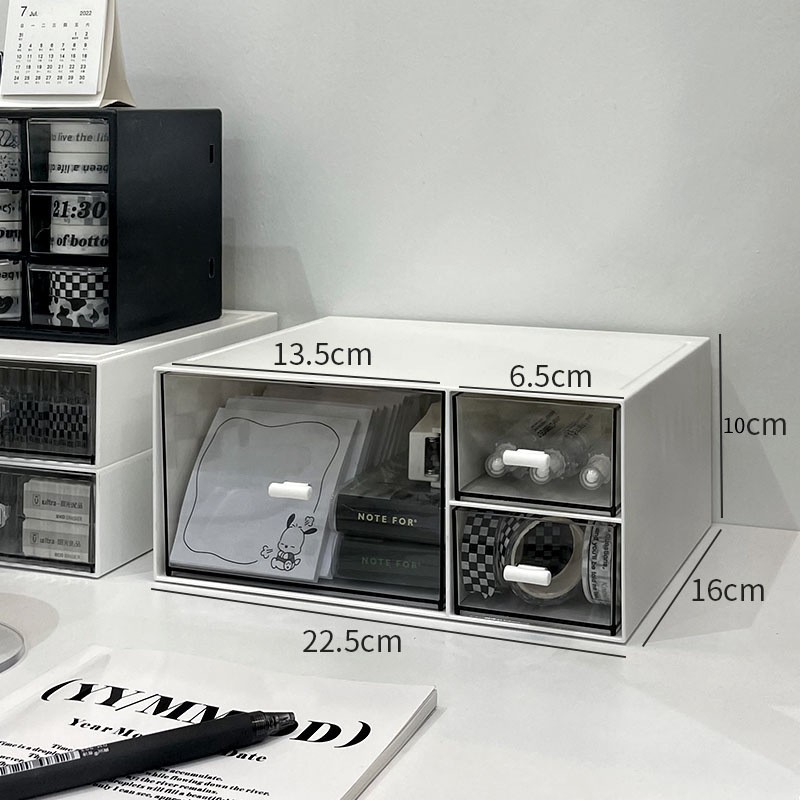 Three drawers per floor