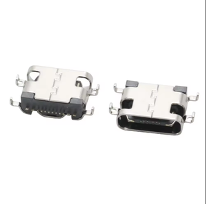 更换TE，Molex，JST，批发定制Usb SMT Type-c 16p母充电连接器插孔c型端口16针C型连接器