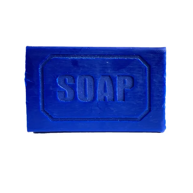 Barres de savon de couleur bleue pour linge de propre, emballage professionnel, exportation vers l'europe du sud, pour les vêtements, nouveau