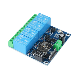 DC 12V <strong>Wifi</strong> Relay <strong>Module</strong> 4 Channel <strong>ESP8266</strong> <strong>ESP</strong>-<strong>01</strong> <strong>Wireless</strong> Relay Switch Board Phone APP Remote Control for IOT Smart Home DC 12V - Product Image 2