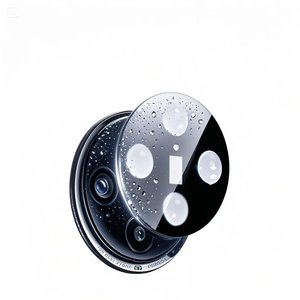 Vivo <span class=keywords><strong>X100</strong></span> Lens kamera Lens camı için HD siyah ipek baskı koruyucu Film koruyucu