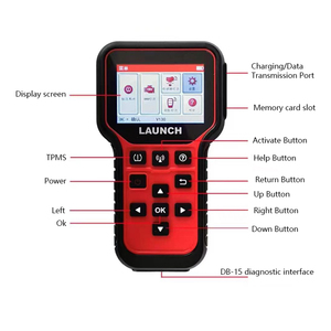 Son profesyonel CRT 501 TPMS geniş araç kapsama ile tamamen fonksiyonel lastik basıncı izleme sistemi - Product Image 3
