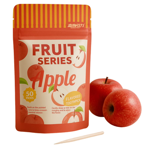 קיסמי שיניים בטעם תפוח עוזרים להפסקת עישון קיסמי שיניים בטעם פירות קיסמי שיניים בטעם - Product Image 1