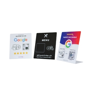 Social Media programable Qr Code 215 Google Review Card Pvc en blanco Google Review NFC Card Stand Rfid Card - Product Image 3