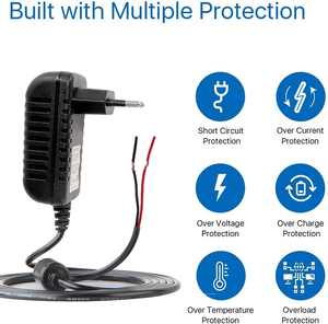 EU <strong>Ac</strong> <strong>Input</strong> <strong>Dc</strong> Cctv Supply Charger EU 21Mm Au 12V 2A Wall Plug Adaptor 10V 2A <strong>Output</strong> <strong>Power</strong> Switching Adapter - Product Image 4
