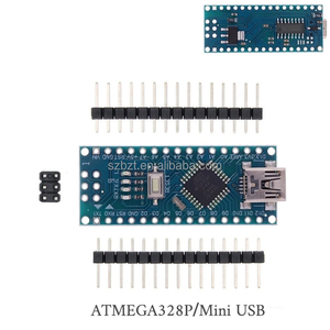 Nano V3.0 CH340 versione migliorata Atmega328P microcontrollore Mini scheda di sviluppo di programmazione USB a TTL con cavo USB